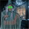 Motion and Touch Activated Lights and Sounds for Indoor and Outdoor Halloween Decorations (Green), YLHW24